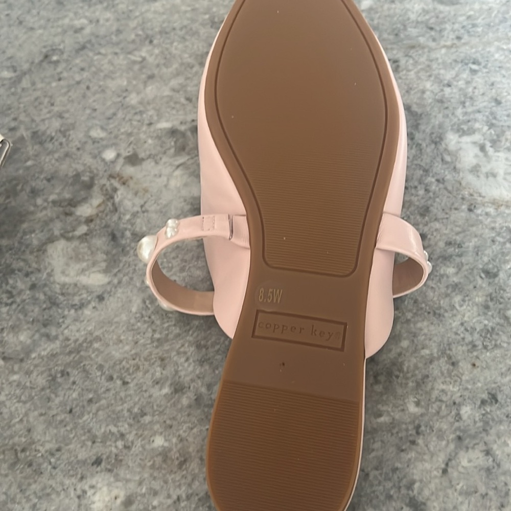 NIB. Copper Key rose pink “Dottie” flat mule 8.5 Wide - Picture 3 of 4